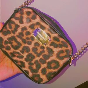 Michael Kors Leopard Print Crossbody Bag